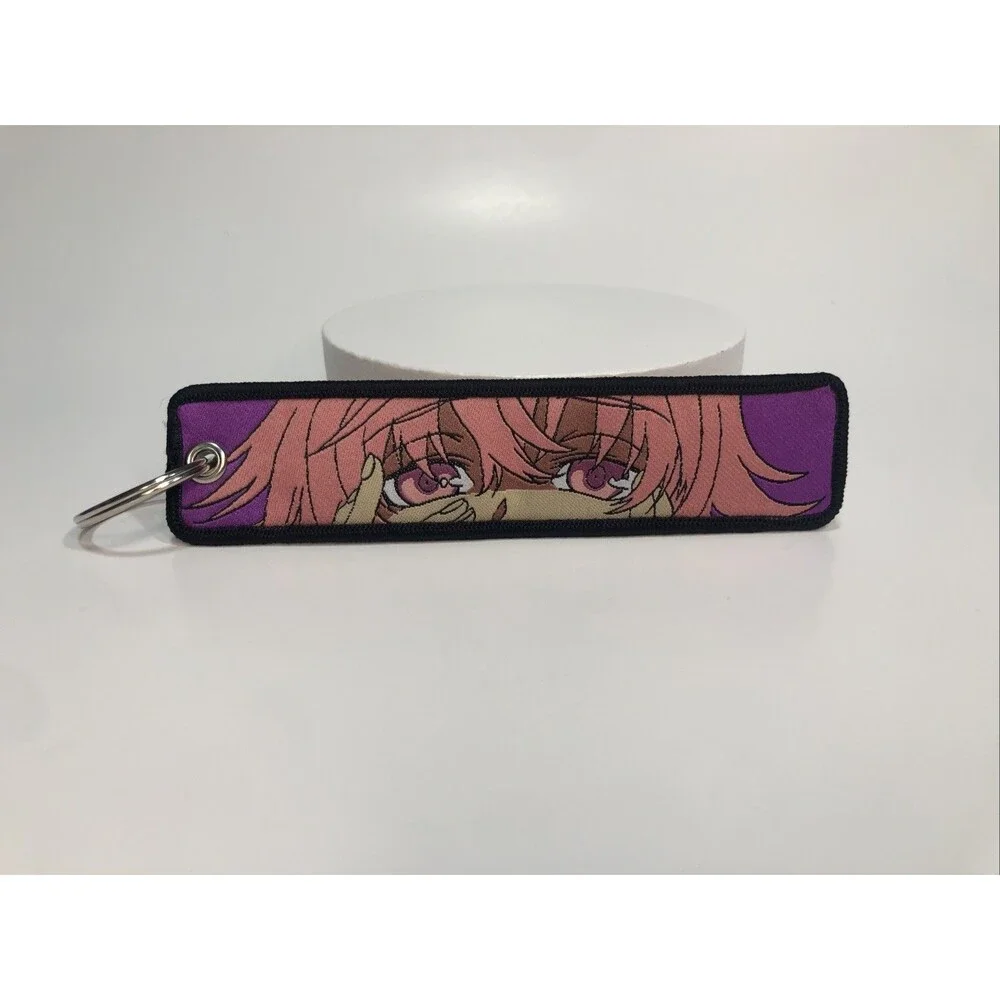 Embroidered Keychain Of Yuno Gasai from the series Future Diary